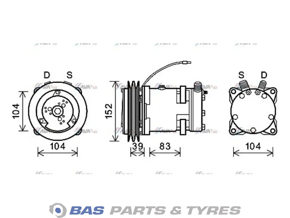 Compressor AVA Cooling