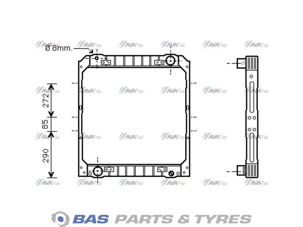 Radiator AVA Cooling 98425703
