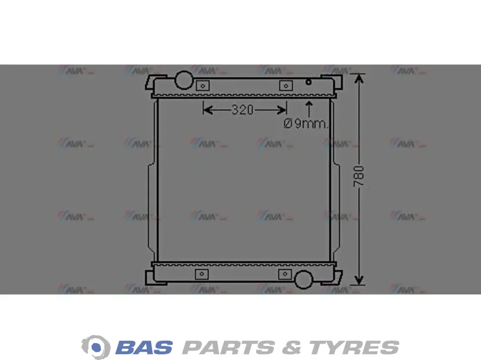 Radiator AVA Cooling 5801392172