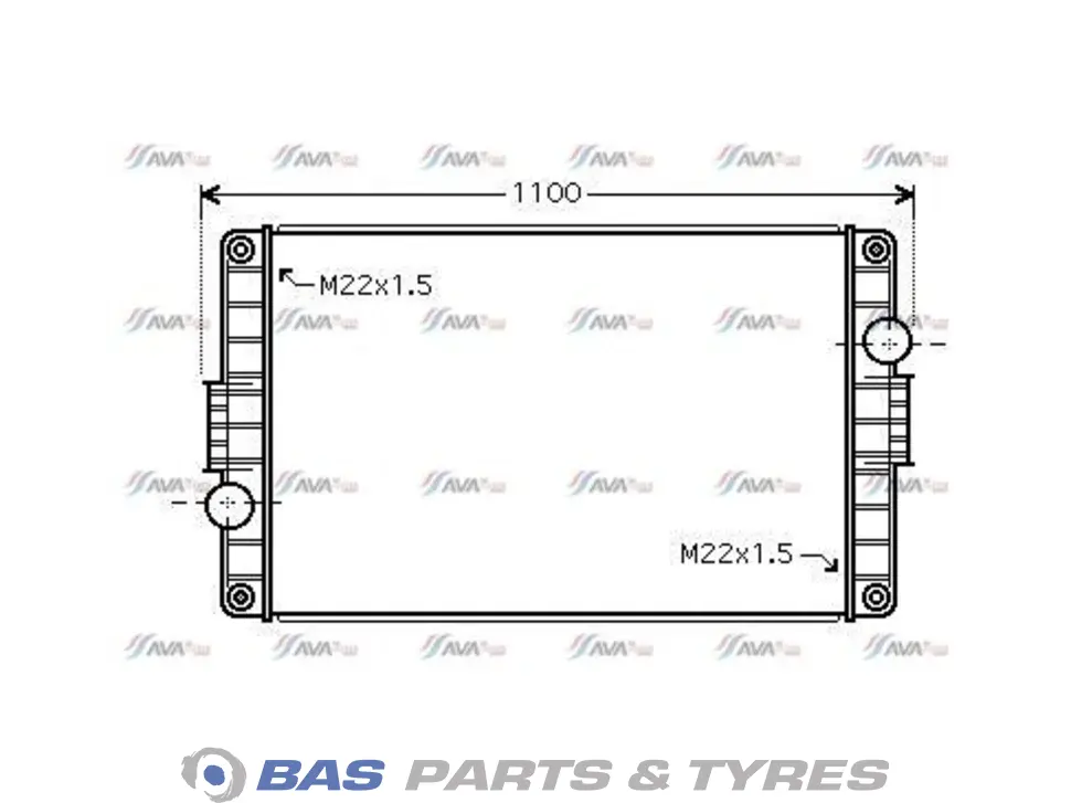Radiator AVA Cooling 70320667