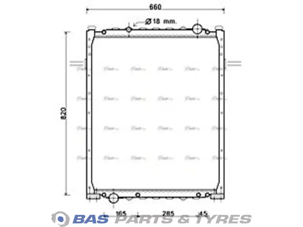 Radiator AVA Cooling 8351210343