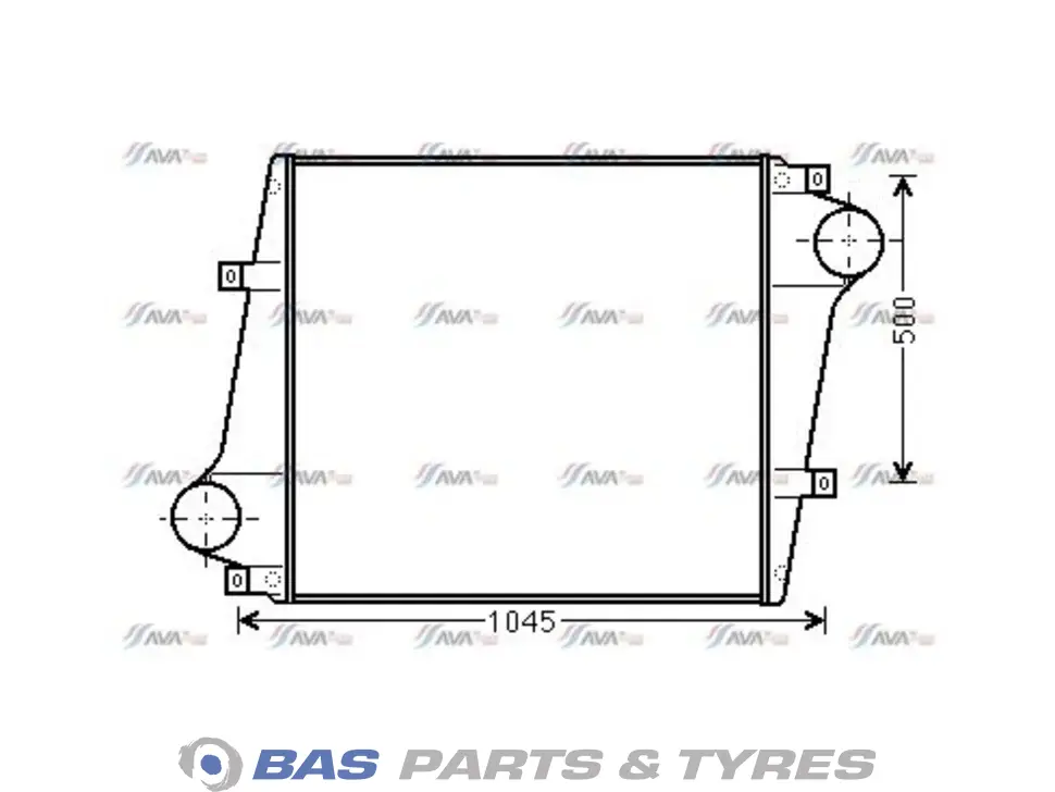 Intercooler AVA Cooling 20809850
