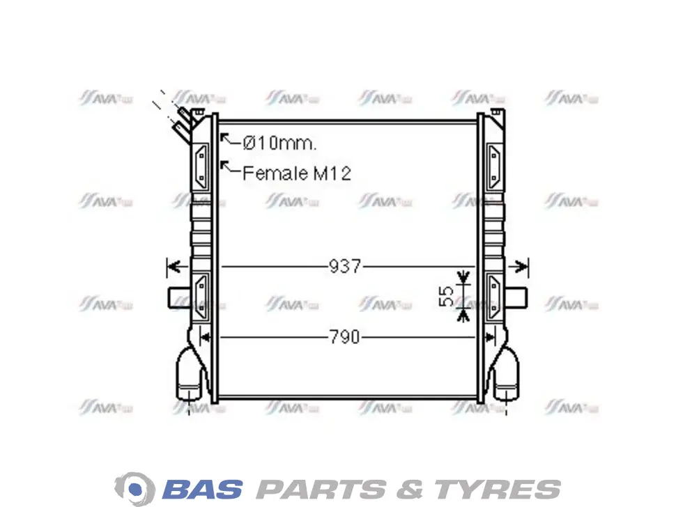 Radiator AVA Cooling 0310080