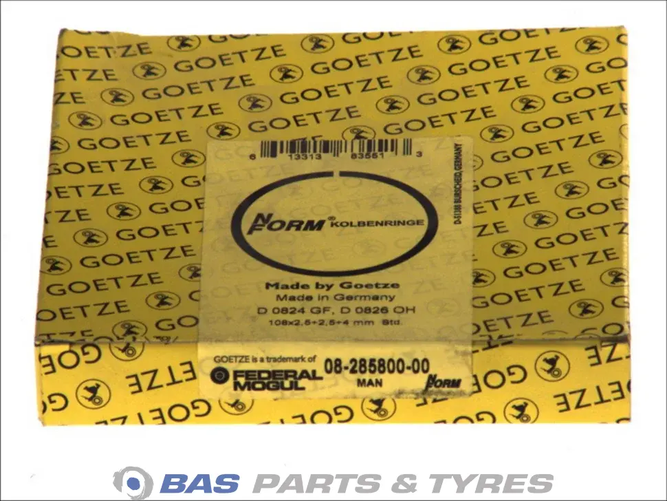 Kit de segments de piston GOETZE 51025037004