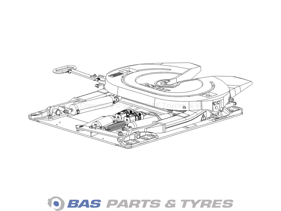 Height-adjustable fifth wheel coupling JOST 1914029 Height-adjustable fifth wheel coupling JOST 1914029