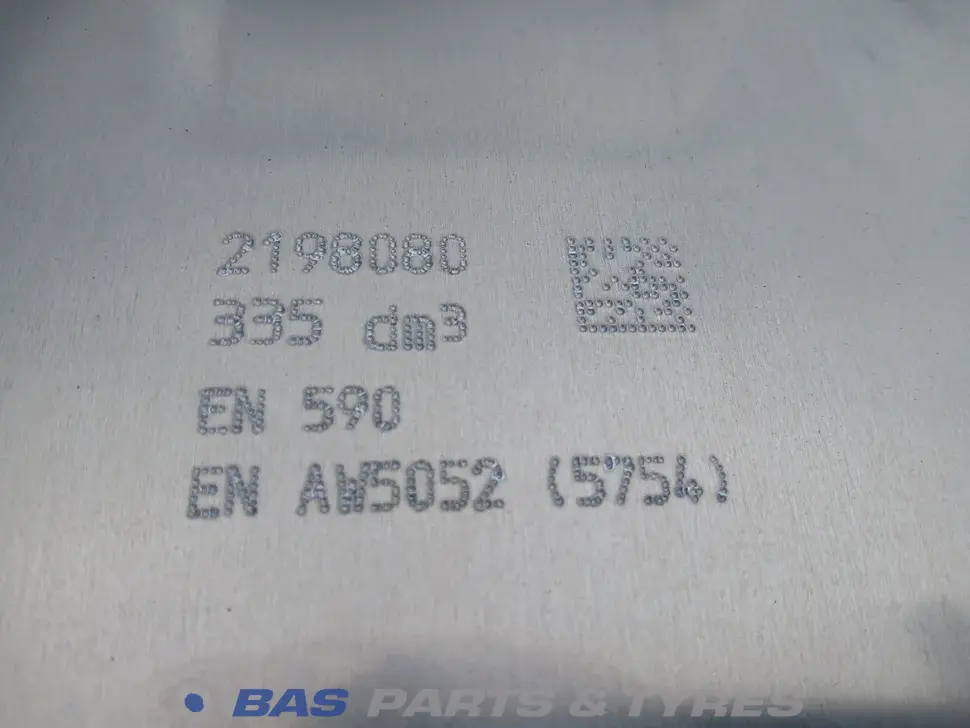 Tanque de combustivel DAF 335 Liter 2198080 Tanque de combustivel DAF 335 Liter 2198080