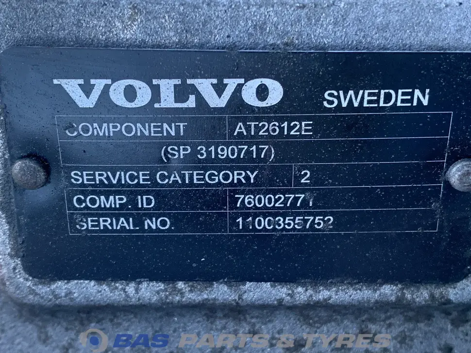 Volvo AT2612E I-Shift Boîte de vitesses 20483506 Volvo AT2612E I-Shift Boîte de vitesses 20483506
