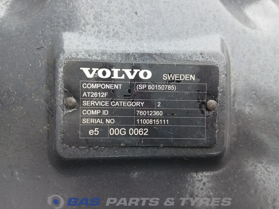 Volvo AT2612F I-Shift Getriebe G0000350 Volvo AT2612F I-Shift Getriebe G0000350