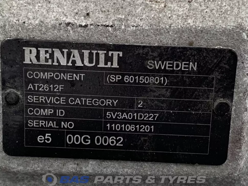 Renault AT2612F Optidrive Boîte de vitesses G0000350 Renault AT2612F Optidrive Boîte de vitesses G0000350