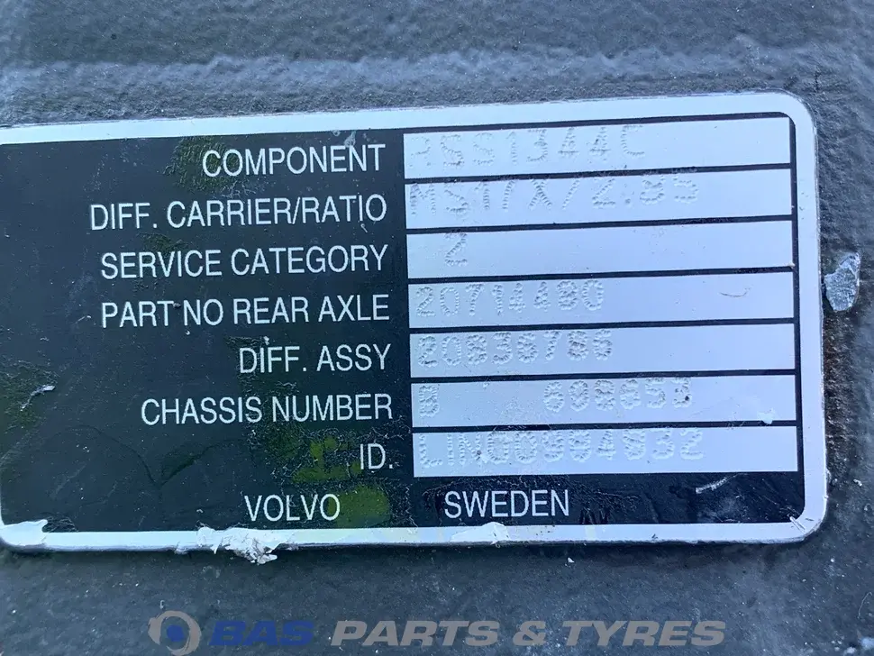 Differenziale Volvo RSS1344C P13170 Differenziale Volvo RSS1344C P13170
