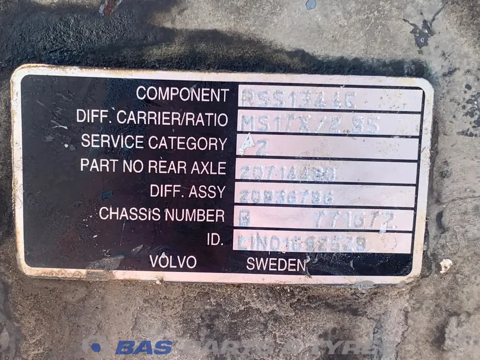 Differenziale Volvo RSS1344C P13170 Differenziale Volvo RSS1344C P13170