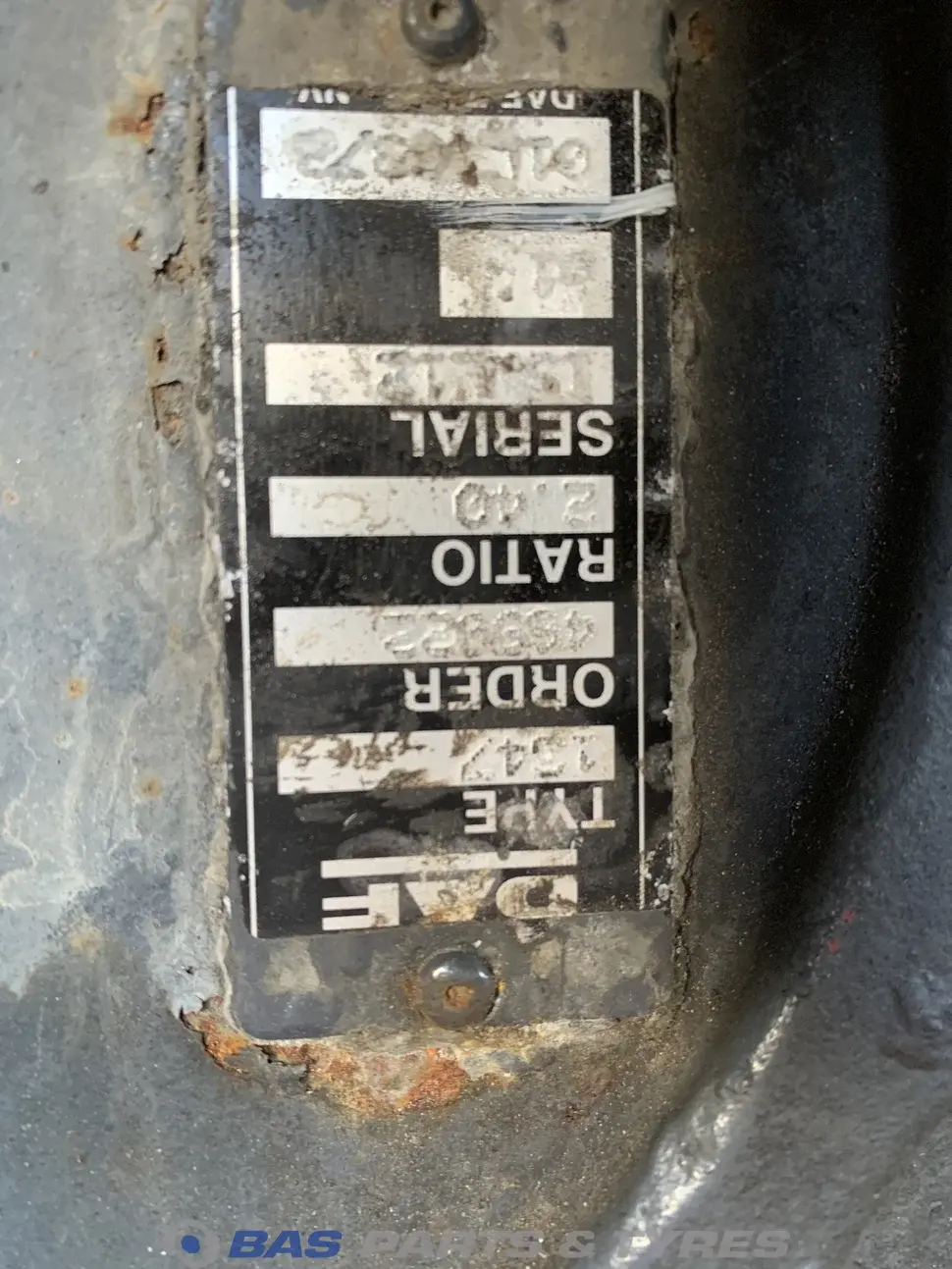 Différentiel DAF AAS1347 2177303 Différentiel DAF AAS1347 2177303