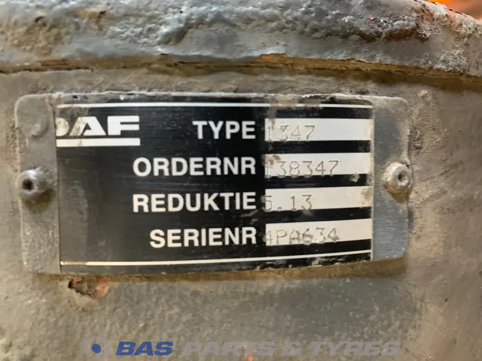 Differential DAF AAS1347 1901429R Differential DAF AAS1347 1901429R
