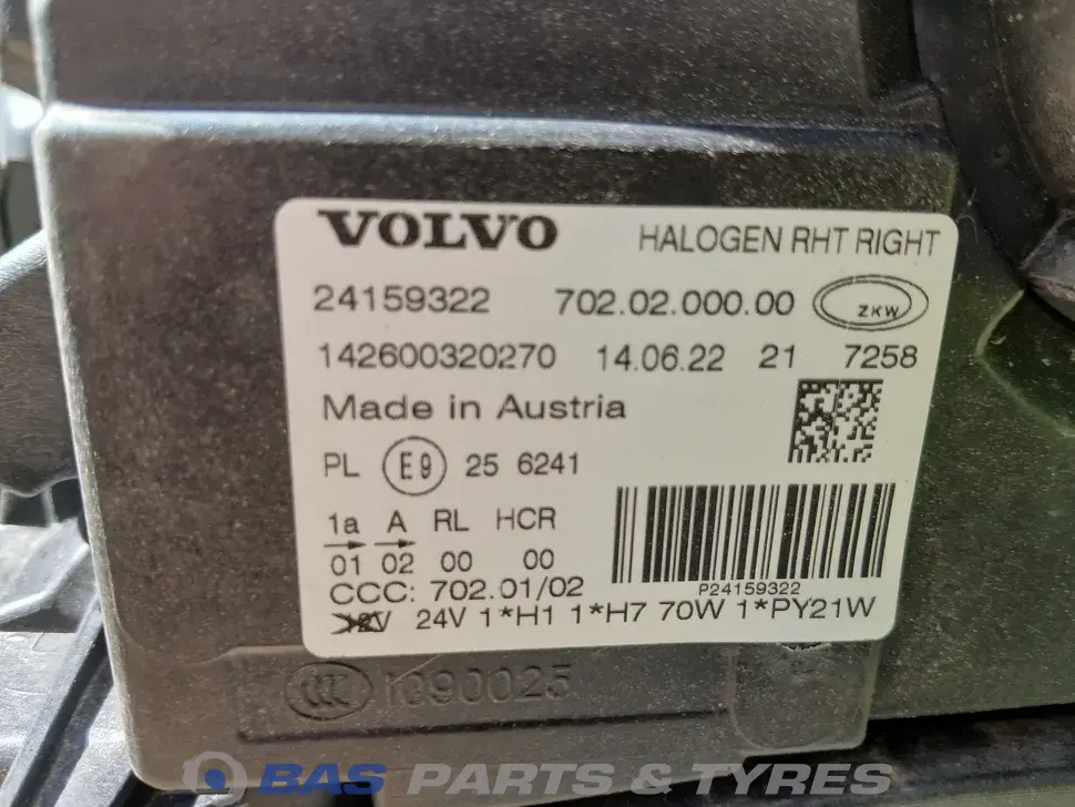 Parachoque Volvo FH4 21221130 Parachoque Volvo FH4 21221130