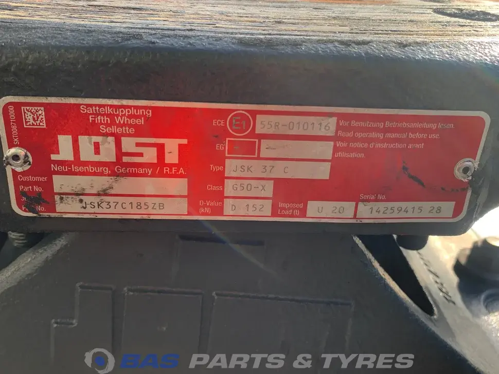 A cincea roată JOST 1361874 A cincea roată JOST 1361874