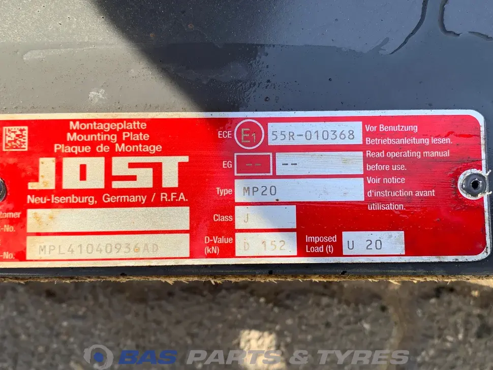 A cincea roată JOST 1361874 A cincea roată JOST 1361874