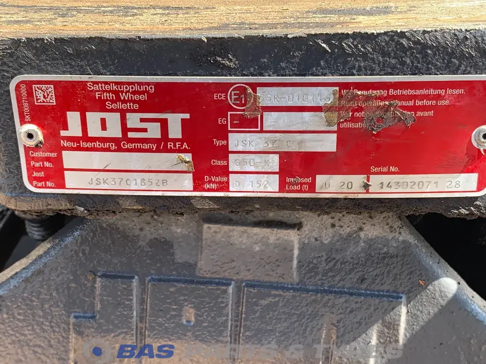 Selette JOST 1361874 Selette JOST 1361874