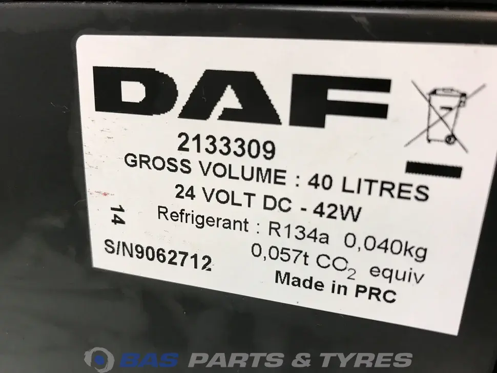 Frigider DAF XF106 40 Liter 1845851 Frigider DAF XF106 40 Liter 1845851