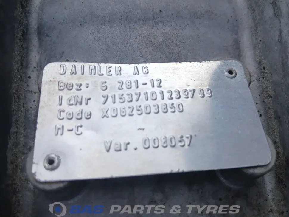 Mercedes G281-12 KL Powershift 3 Getriebe A 001 260 36 00 Mercedes G281-12 KL Powershift 3 Getriebe A 001 260 36 00