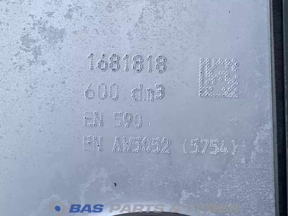 Tanque de combustivel DAF 600 Liter 1438801 Tanque de combustivel DAF 600 Liter 1438801