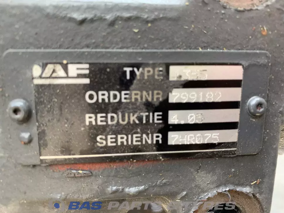 Differential DAF 1355T 1913382 Differential DAF 1355T 1913382
