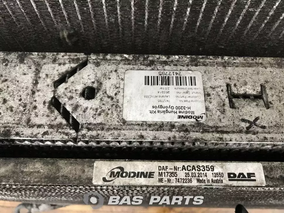 Kühlpaket DAF PX7 164 H1 1708456 Kühlpaket DAF PX7 164 H1 1708456
