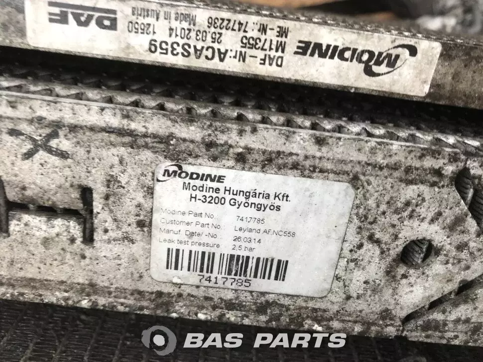 Kühlpaket DAF PX7 164 H1 1708456 Kühlpaket DAF PX7 164 H1 1708456