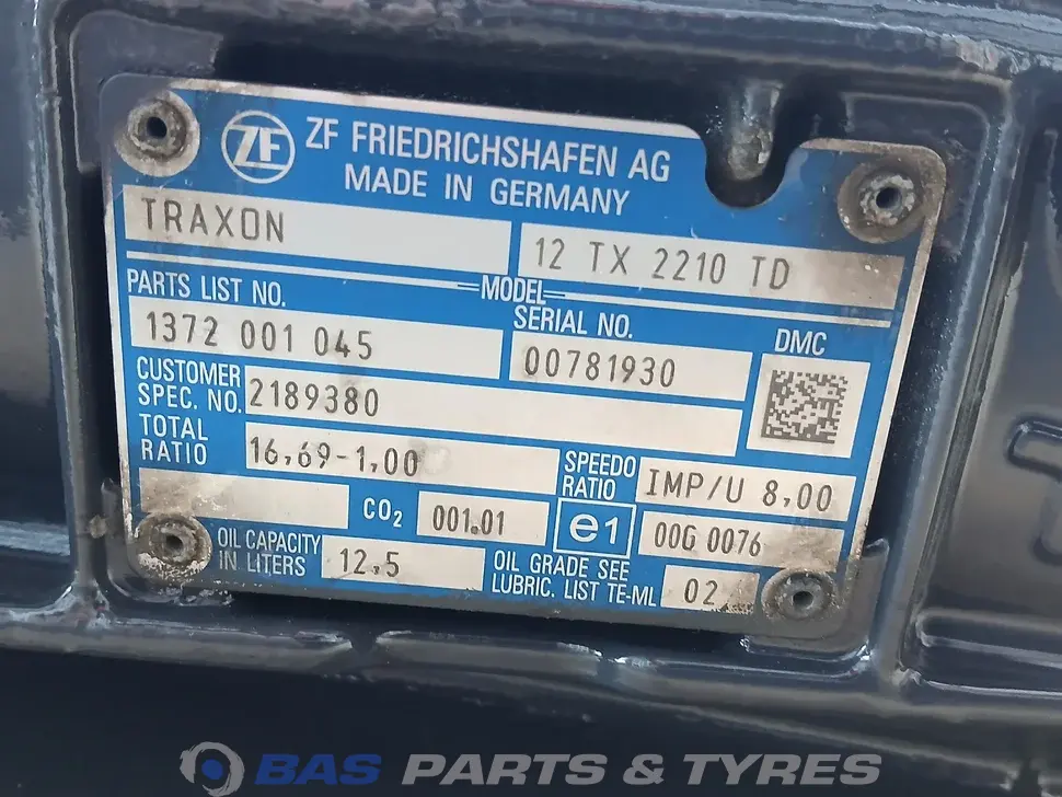 DAF 12TX2210 TD TraXon Getriebe 2138982 DAF 12TX2210 TD TraXon Getriebe 2138982