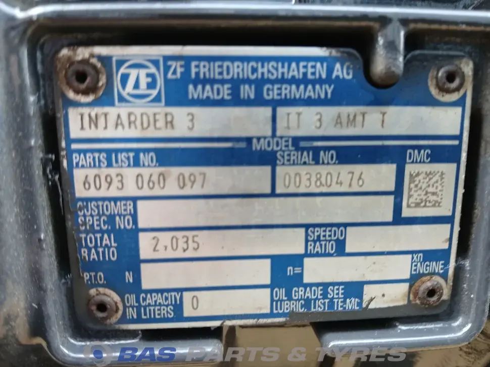 DAF 12TX2211 TD TraXon Boîte de vitesses 2183593 DAF 12TX2211 TD TraXon Boîte de vitesses 2183593