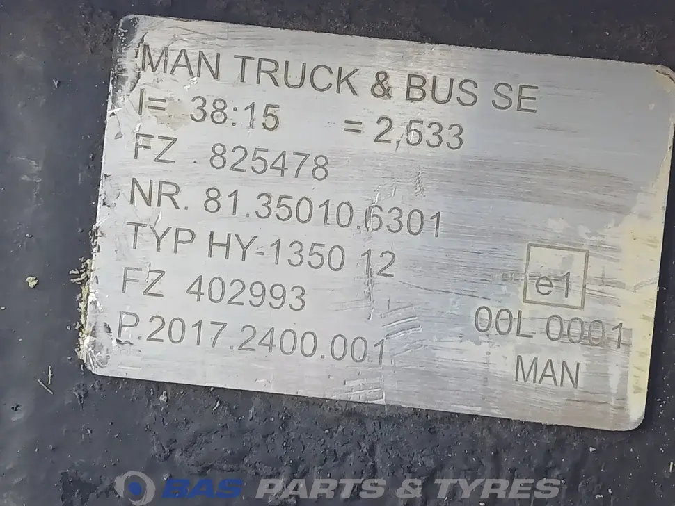 Differenziale MAN HY-135012 81351996700 Differenziale MAN HY-135012 81351996700