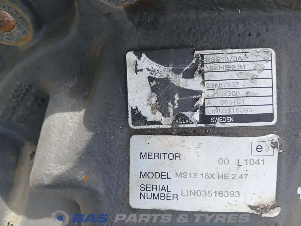 Differenziale Volvo RSS1370A 23193995 Differenziale Volvo RSS1370A 23193995