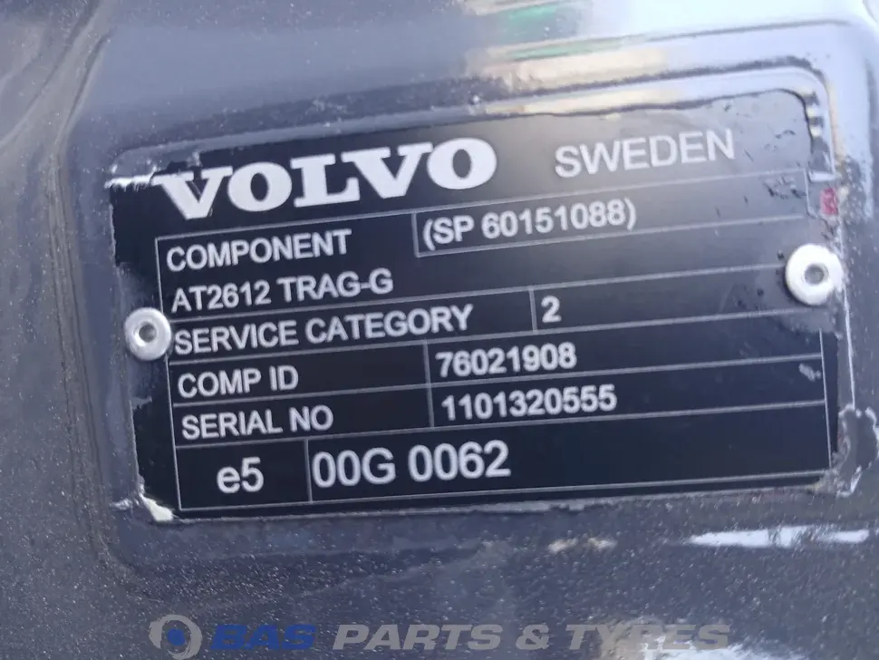 Volvo AT2612G I-Shift Cambio 20790787 Volvo AT2612G I-Shift Cambio 20790787