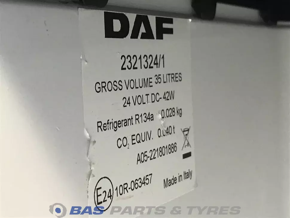 Frigo DAF XF G2 35 Liter 2318729 Frigo DAF XF G2 35 Liter 2318729