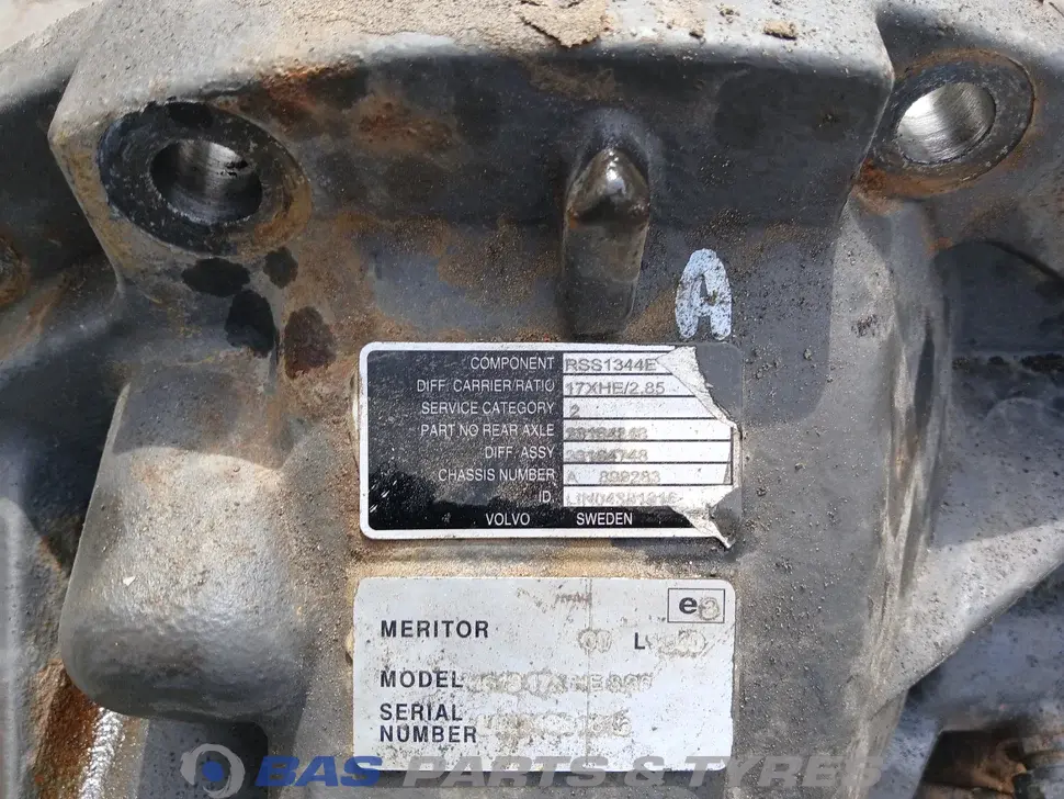 Differential Volvo RSS1344E P13170-E Differential Volvo RSS1344E P13170-E