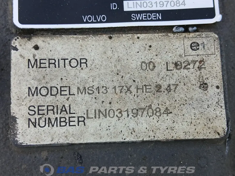 Differential Volvo RSS1344E P13170-E Differential Volvo RSS1344E P13170-E