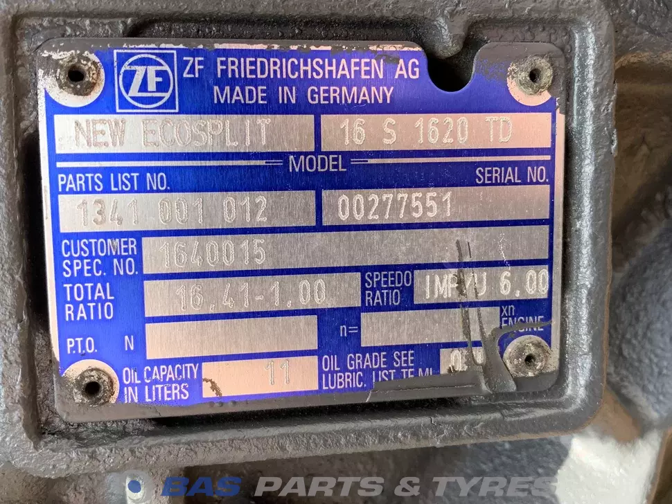 DAF 16S1620 TD Getriebe 1610235 DAF 16S1620 TD Getriebe 1610235
