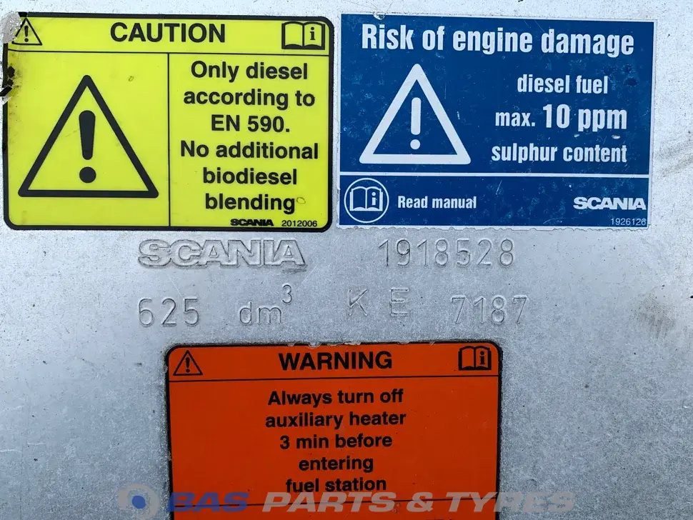 Réservoir carburant Scania 625 Liter 1790948 Réservoir carburant Scania 625 Liter 1790948