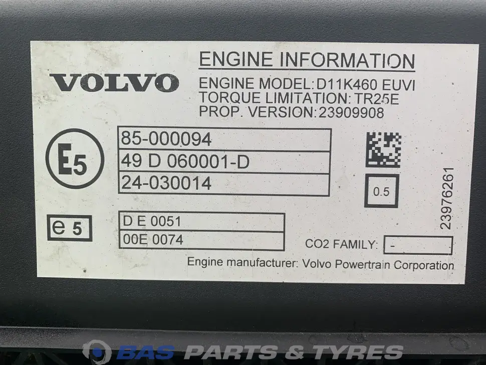 Motor Volvo D11K 460 K5 22611917 Motor Volvo D11K 460 K5 22611917