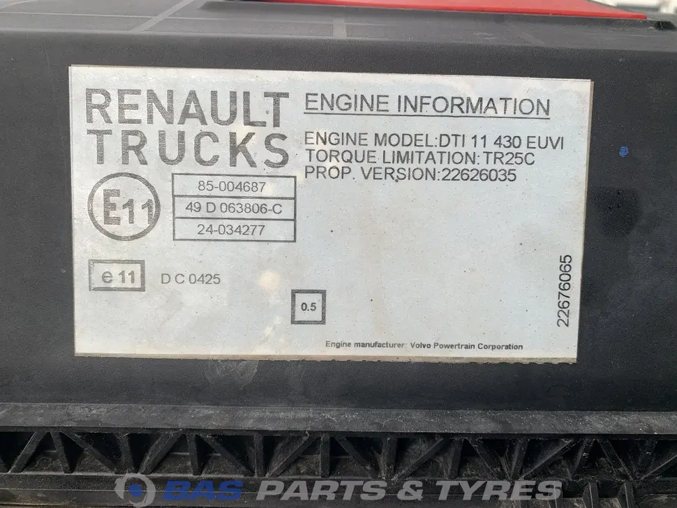 Motor Renault DTI11 430 K2 7422688153 Motor Renault DTI11 430 K2 7422688153