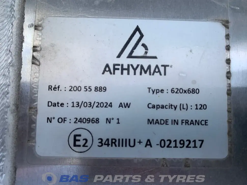 Réservoir carburant Afhymat 120 Liter Réservoir carburant Afhymat 120 Liter