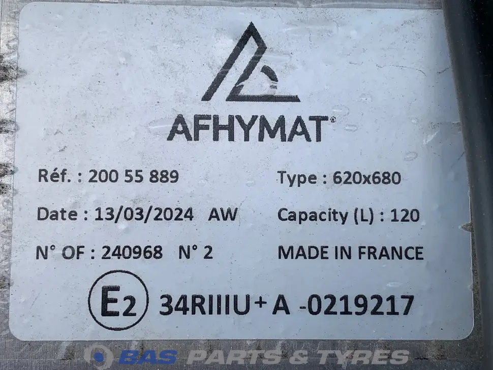 Réservoir carburant Afhymat 120 Liter Réservoir carburant Afhymat 120 Liter